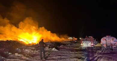 #Lerdo. CONTROLA PROTECCIÓN CIVIL Y BOMBEROS INCENDIO EN RELLENO SANITARIO*