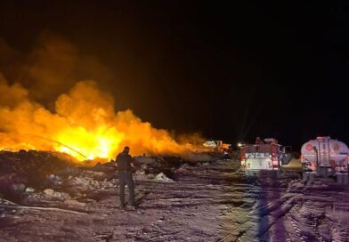 #Lerdo. CONTROLA PROTECCIÓN CIVIL Y BOMBEROS INCENDIO EN RELLENO SANITARIO*