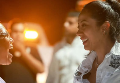 #GP. Supervisa Betzabé Martínez operación de las primeras luminarias en el ejido Competencia*