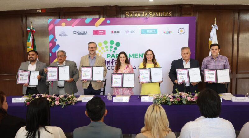 #CongresoCoahuila. Impulsan instituciones la participación de niñas y niños en el Parlamento Infantil Coahuila 2026