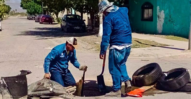 #GP. SIDEAPA refuerza acciones de limpieza en alcantarillas del fraccionamiento Bosque Real*