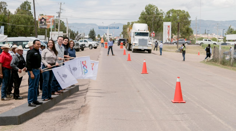 #Durango. Mejoran Anillo Periférico de Nuevo Ideal para agilizar el tránsito de las comunidades, productores y la actividad turística y comercial*