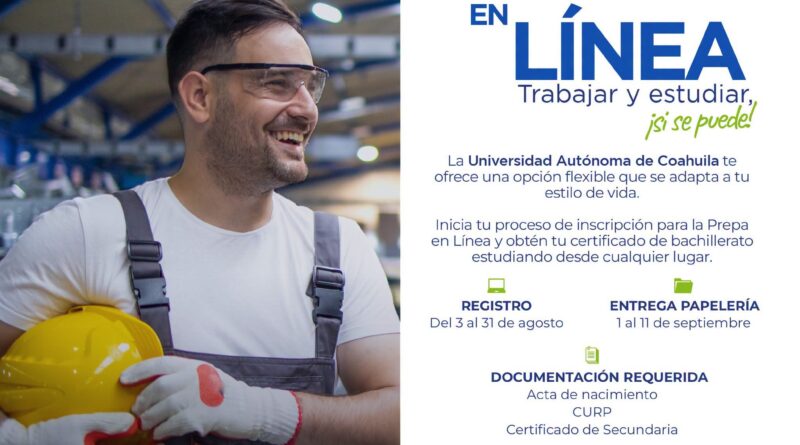#UAdeC. Cursa en la UAdeC el Bachillerato en Línea en su Campus Virtual