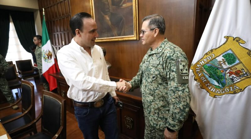 #Coahuila. CON VOLUNTAD Y TRABAJO COORDINADO SEGUIMOS REFORZANDO LA SEGURIDAD DE COAHUILA: MANOLO