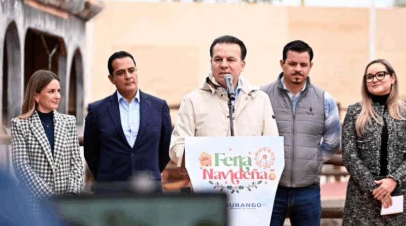 #Durango. Esteban Villegas presenta la Feria Navideña 2025: acceso gratuito y diversión para toda la familia*