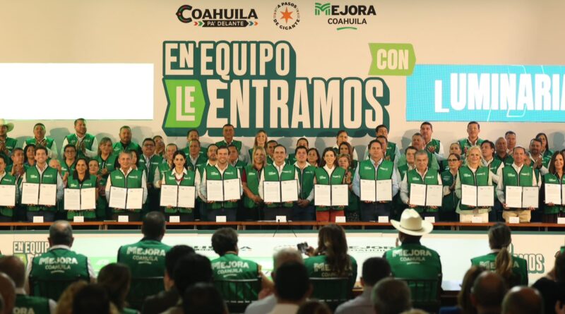 #Coahuila. «EN EQUIPO LE ENTRAMOS» CON 3 MIL MDP PARA OBRAS Y SERVICIOS EN LOS 38 MUNICIPIOS: MANOLO