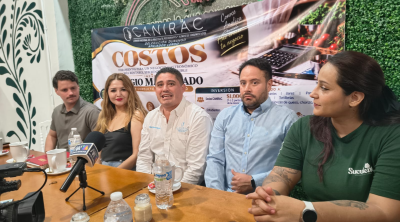 #Lerdo. IMPULSAN GOBIERNO DE LERDO Y CANIRAC PROFESIONALIZACIÓN DEL SECTOR RESTAURANTE CON CAPACITACIÓN