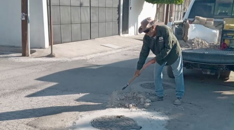 #SAPAL MANTIENE REPOSICIÓN PERMANENTE DE BROCALES EN DISTINTOS SECTORES DE LERDO*