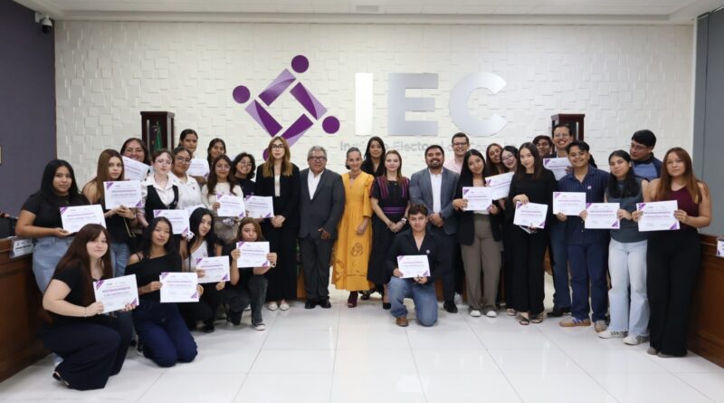 #IEC. Juventud coahuilense comparte su experiencia como Observadoras y Observadores Electorales en el PEL 2025-2026